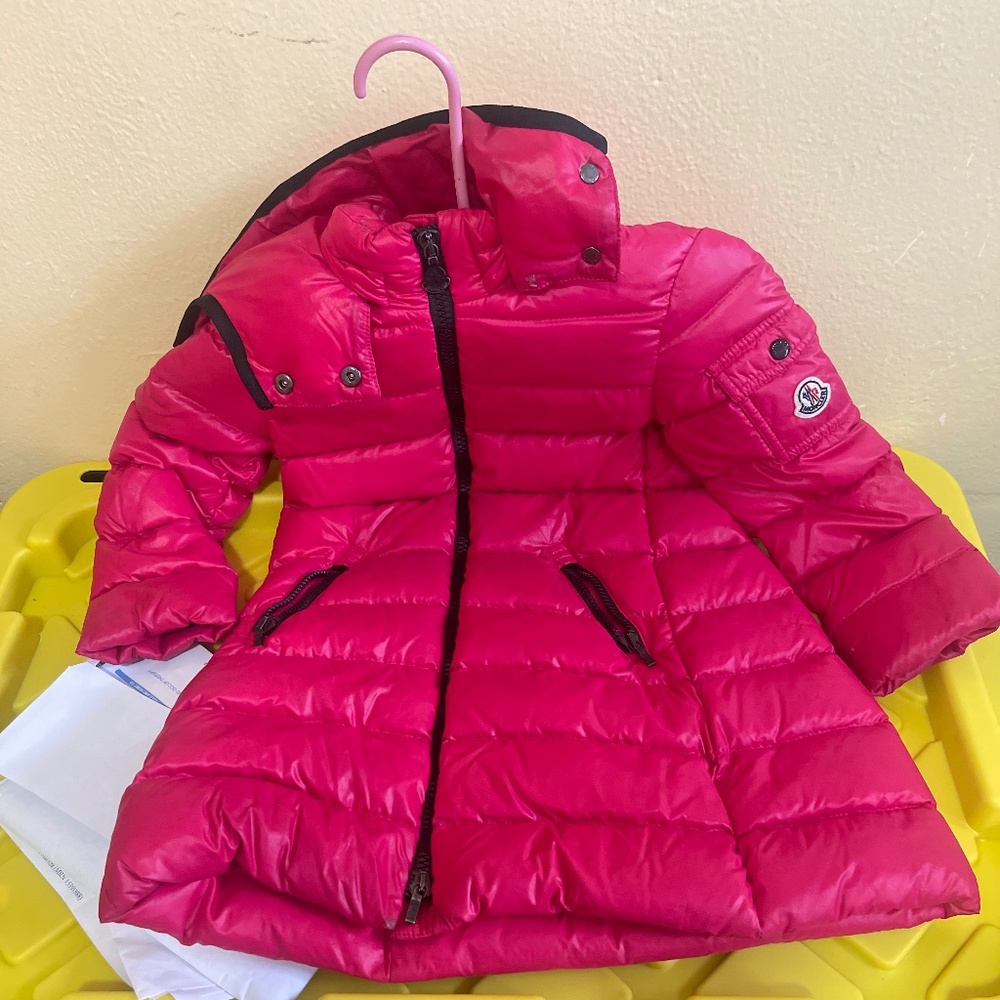 Moncler quilted kids down coat